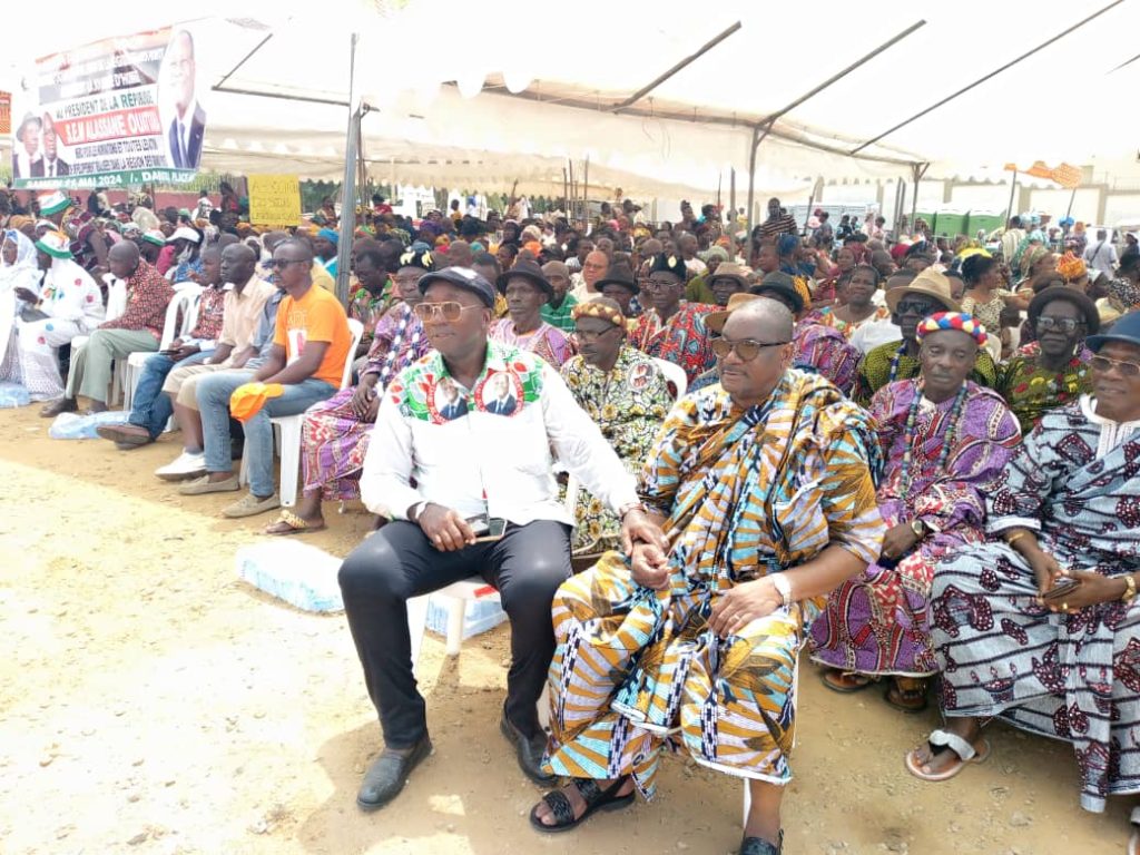 Hommage des Grands Ponts à Alassane Ouattara : Dr Gustave Aboua conduit la forte délégation de la Mé
