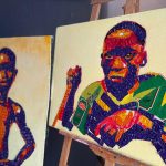 Ange Emmanuel Kouamé N'GORAN : L'artiste peintre recycleur qui sublime les déchets