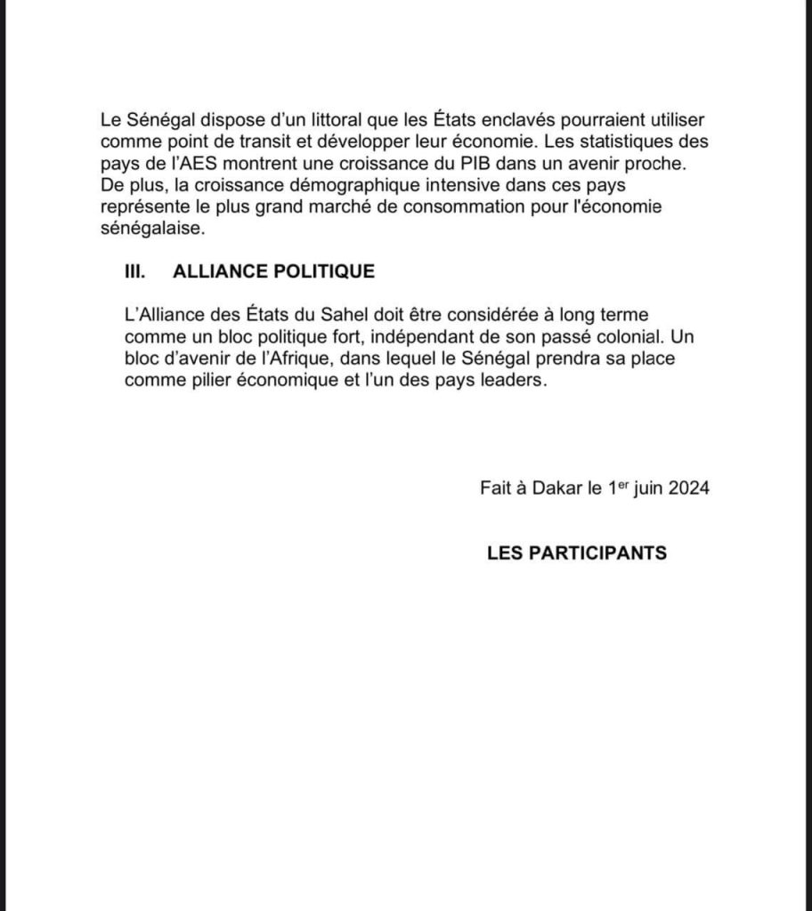 communiqué de la Société civile verso