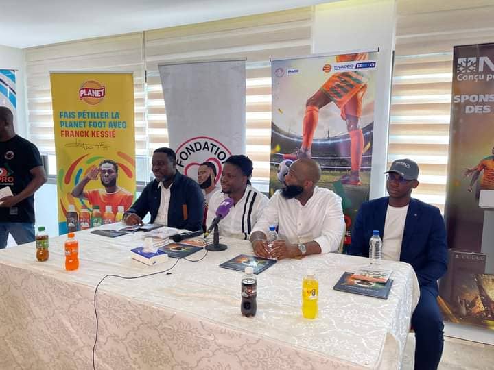 Les membres de la Fondation Franck Kessié