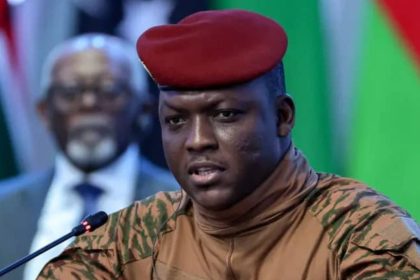 Le président de la République burkinabé, Ibrahim Traoré, chef de la junte militaire