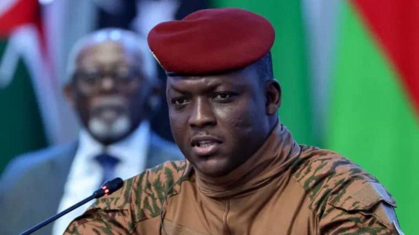 Le président de la République burkinabé, Ibrahim Traoré, chef de la junte militaire
