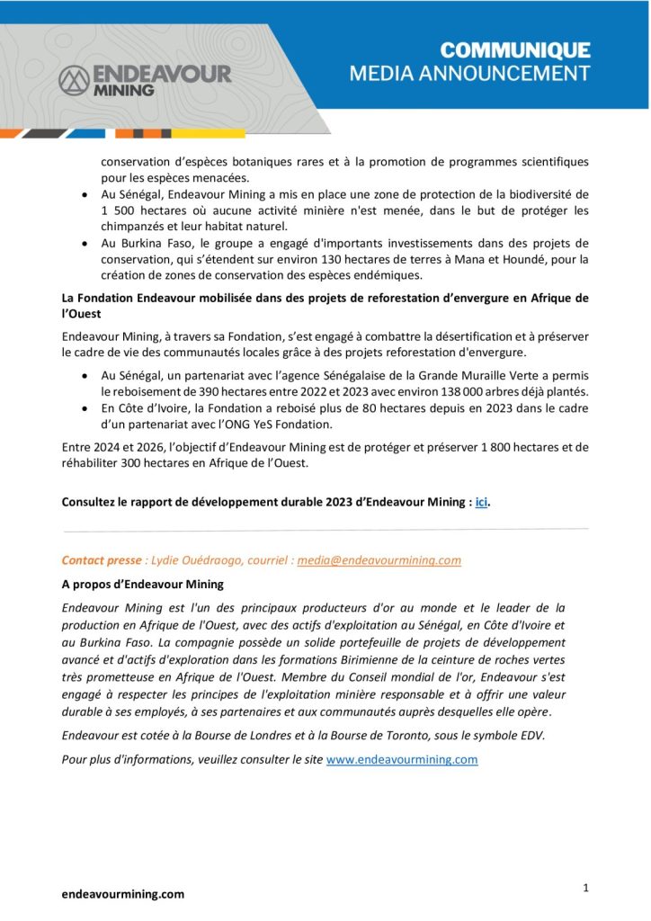la suite du communiqué