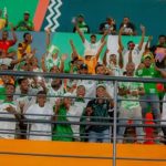 Les supporters des Super Eagles du Nigeria