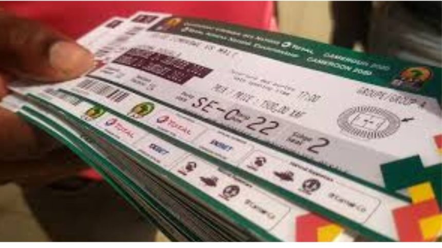 Les tickets d'entrée au stade