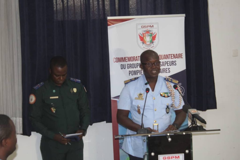 Le Colonel Amorissani Maxime, le Commandant du GSPM de Côte d'Ivoire