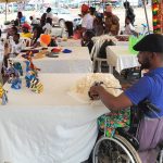 Les personnes handicapées de Koumassi ont partagé un repas lors de cette rencontre