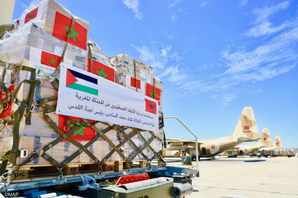 L'aide sera acheminée en Palestine