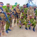 Les troupes engagées dans les exercices