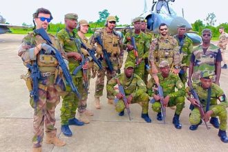 Les troupes engagées dans les exercices