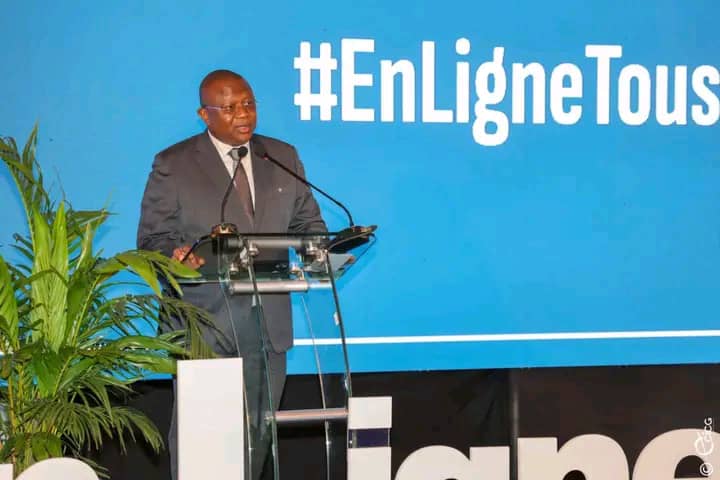 Le ministre de la Communication, Amadou Coulibaly