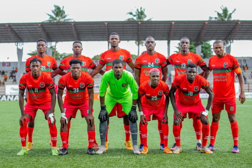 L'équipe de l'Africa Sport