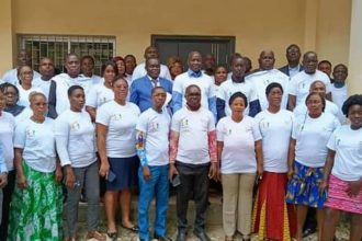 La photo de famille des responsables régionaux d’organisations syndicales