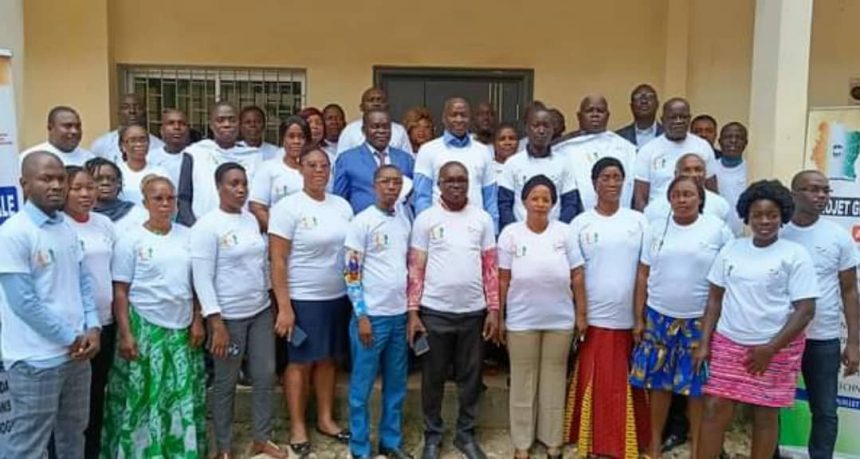 La photo de famille des responsables régionaux d’organisations syndicales