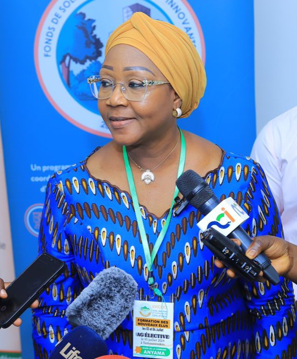 Fatim Bamba, maire d'Anyama