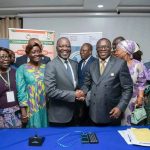 Le nouveau président Adama Koné et les autres membres