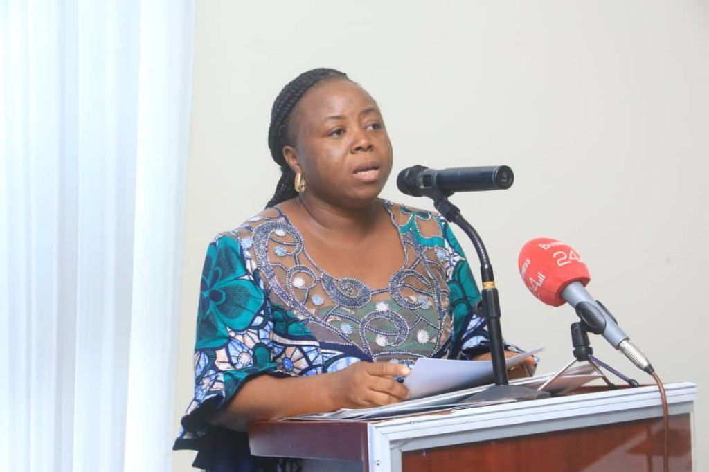 La vice-présidente du Conseil d’Administration du SOAC, Kossiwoa Lolonyo Assah