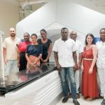 Le personnels de L’Institut Européen de Cancérologie (IEC), nouvellement inauguré à Abidjan