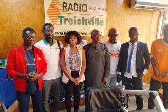 Les membres de la Conférence des Journalistes Sportifs des Radios Privées de Côte d’Ivoire