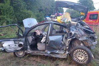 Un véhicule accidenté (image d'illustration)