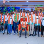 Les membres de la Jeunesse Unie pour la Nouvelle Côte d’Ivoire (JUNCI)