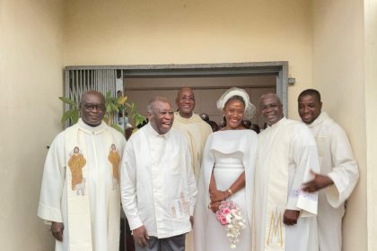 Mariage du couple Laurent Gbagbo à l'église catholique