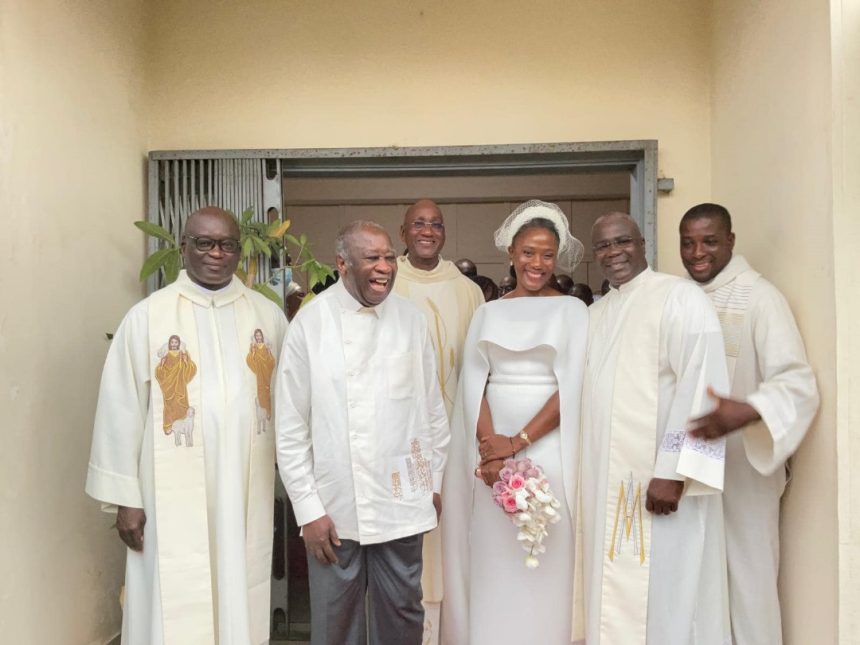 Mariage du couple Laurent Gbagbo à l'église catholique