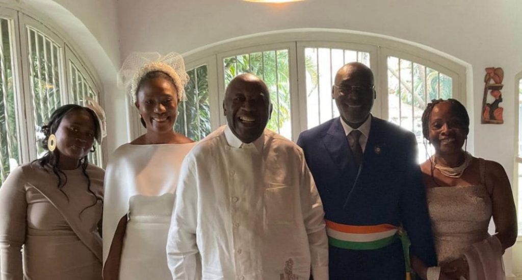 Mariage du couple Laurent Gbagbo à la Mairie de Cocody