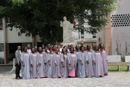 Les membres de la chorale Saint Luc "Chœur de la Charité"
