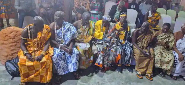 Les chefs venus du Ghana pour le lancement