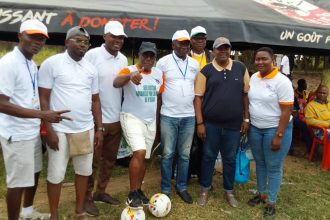 Les professionnels venus pour le tournoi