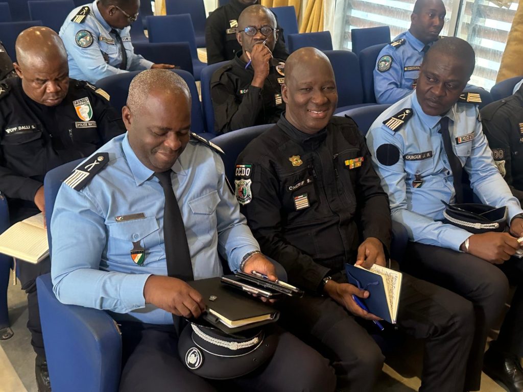 Les forces de l'ordre ont prit part à cette rencontre