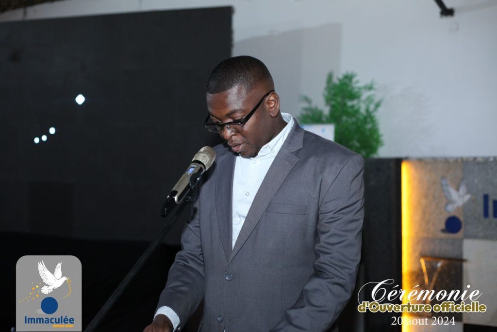 Le Directeur Général de Immaculée Business Center, Laberge Kouamé