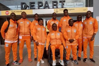 La délégation ivoirienne