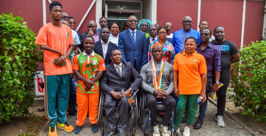 La délégation ivoirienne pour les jeux paralympiques de Paris 2024