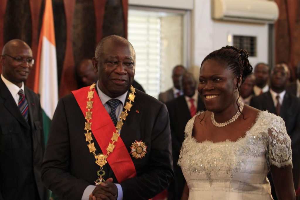 Le couple présidentiel Gbagbo ( de 2000 à 2011)