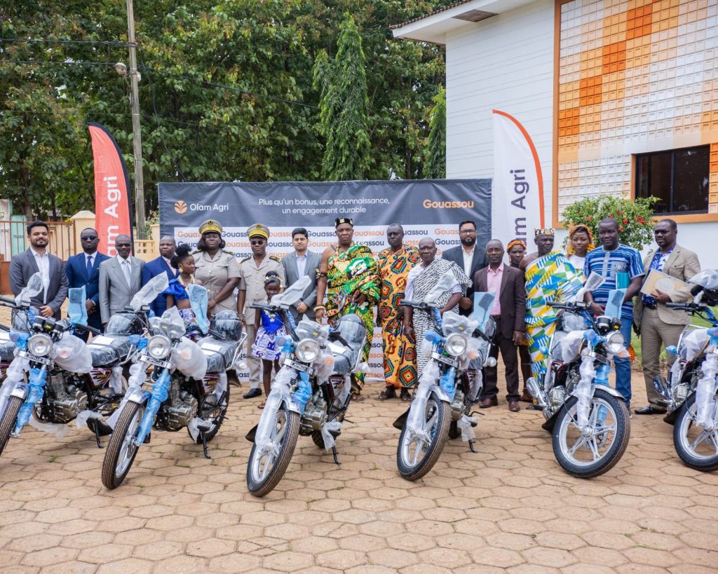 Les motos pour accompagner les producteurs