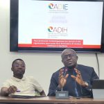 Raphaëlle Tchomnou avec Ouattara Zié
