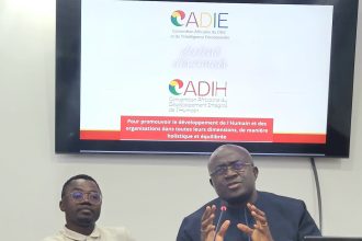 Raphaëlle Tchomnou avec Ouattara Zié