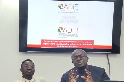 Raphaëlle Tchomnou avec Ouattara Zié