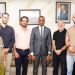 La délégation tunisienne avec Yamoussa Coulibaly