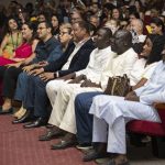 Le public sorti en masse pour assister au spectacle