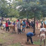 Les élèves du lycée de Madinani au travail