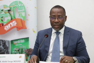 Le Directeur Général de Fraternité Matin, Abdel Serge Olivier Nouho