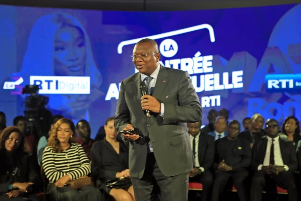 Le Ministre de la communication, Amadou Coulibaly