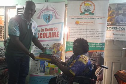 Côte d’Ivoire : Fondation Arch Of Love fait un important don de kits scolaires à la CAPH-CI