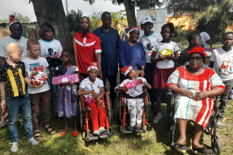 La Caph-ci et la Fondation Arch of Love offrent un noël magique aux enfants handicapés à Abobo