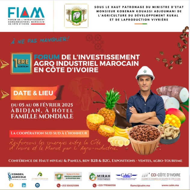 FIAM 2025 : Une passerelle entre le Maroc et la Côte d’Ivoire pour l’agro-industrie