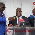 Le président de la cour de cassation, Yua Koffi lors de son allocution