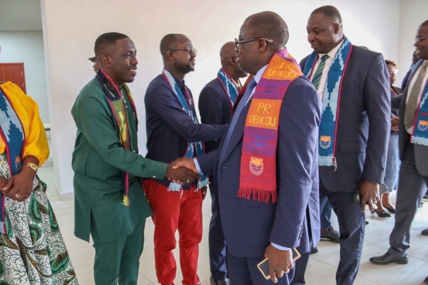 Présentation des vœux du nouvel an 2025 à l'Université de Bondoukou : Engagement renouvelé pour l'excellence